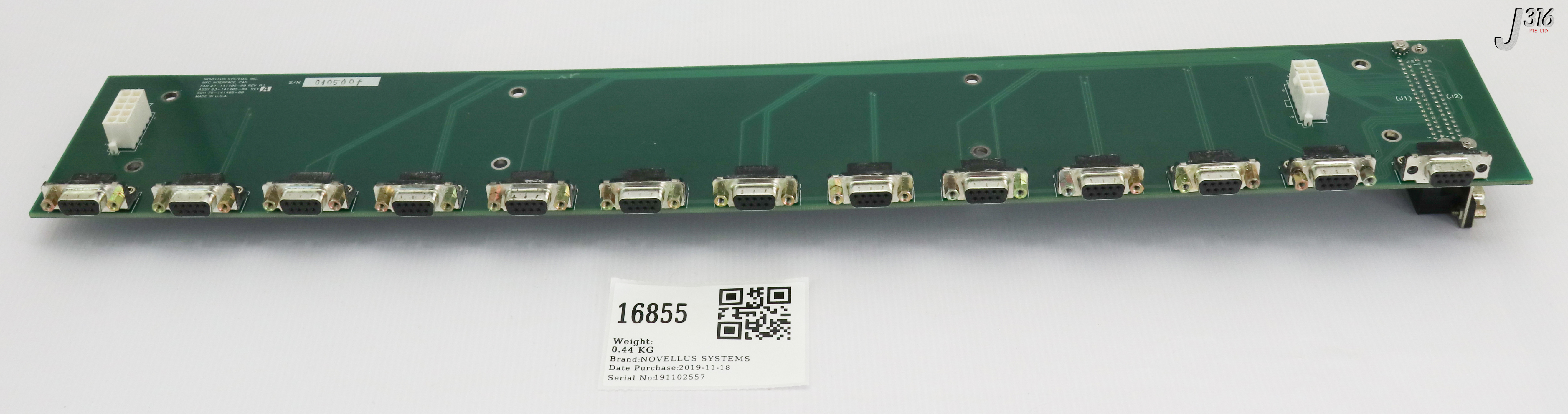 16855 NOVELLUS PCB, MFC INTERFACE, C4D, 27-141405-00 03-141405-00